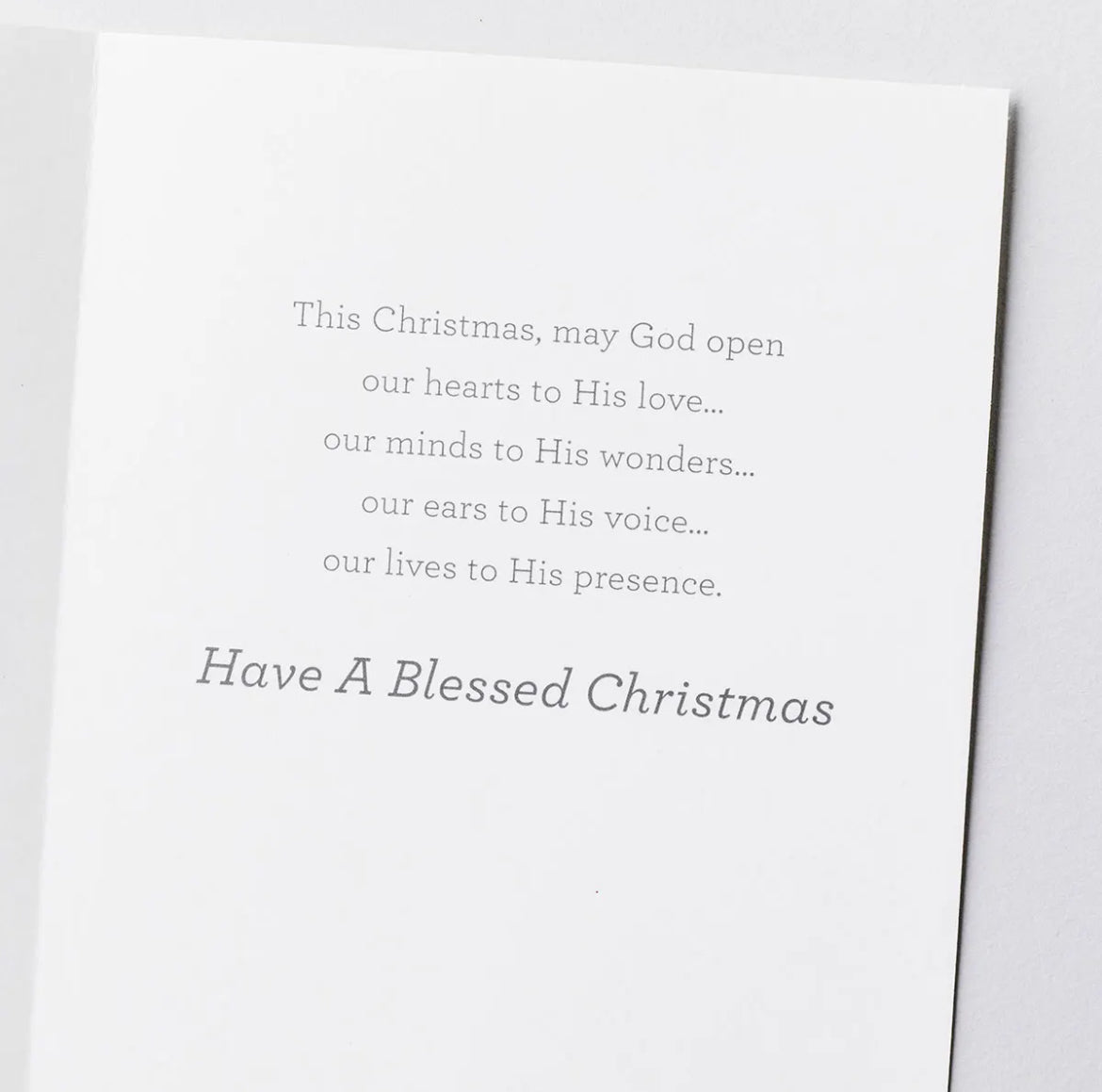 O Come Let Us Adore Him - Christmas Card