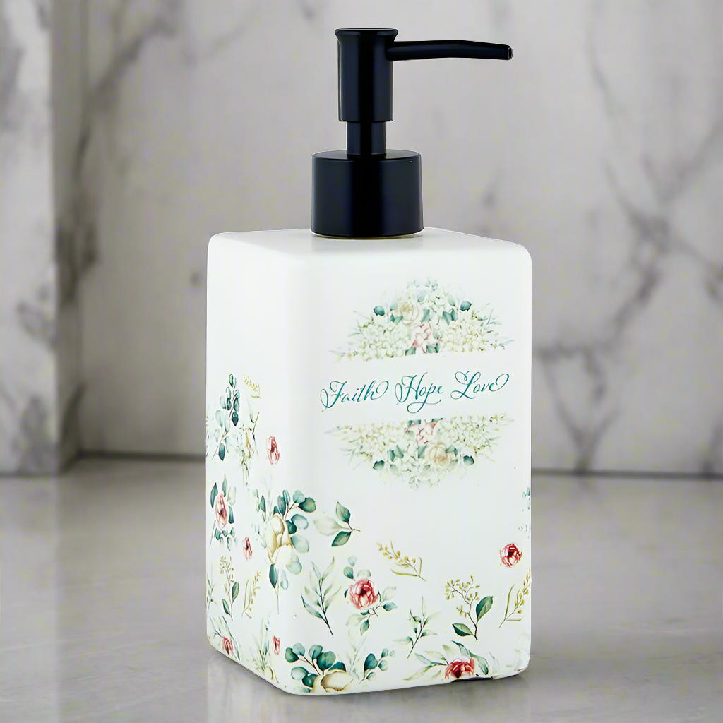 Soap Dispenser – Faith Hope Love