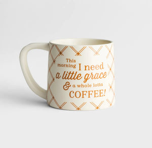 Grace & Coffee - Ceramic Mug - I AM INTENTIONAL 