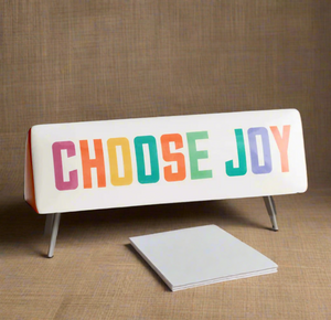 Choose Joy - Ceramic Desk Plate - I AM INTENTIONAL 