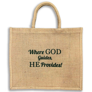 Where God Guides Tote Bag