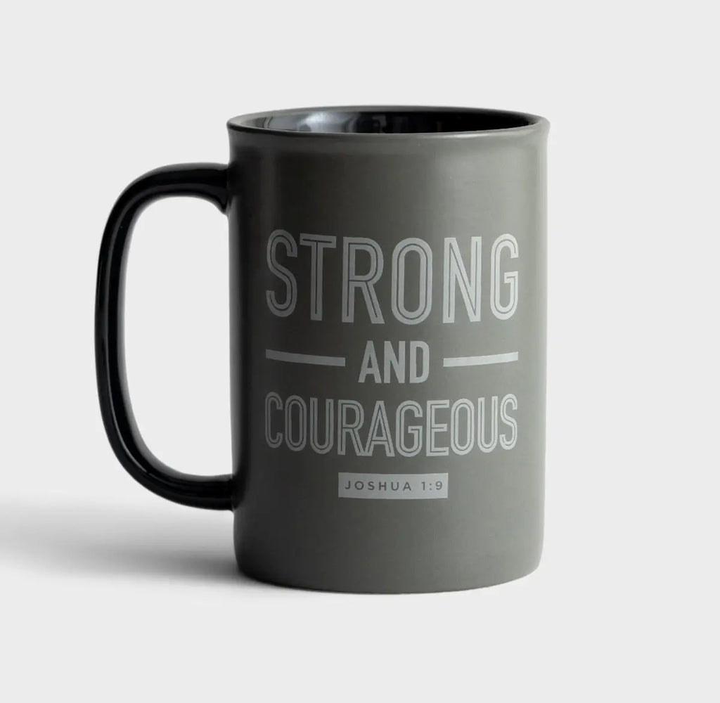 Strong & Courageous - Ceramic Mug - I AM INTENTIONAL 