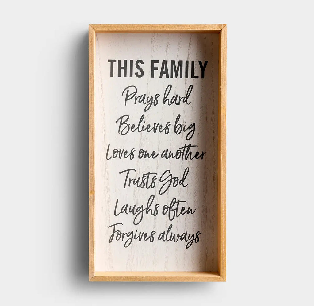 This Family - Framed Wooden Wall Art