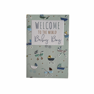 Baby Boy Congratulations Card - I AM INTENTIONAL 