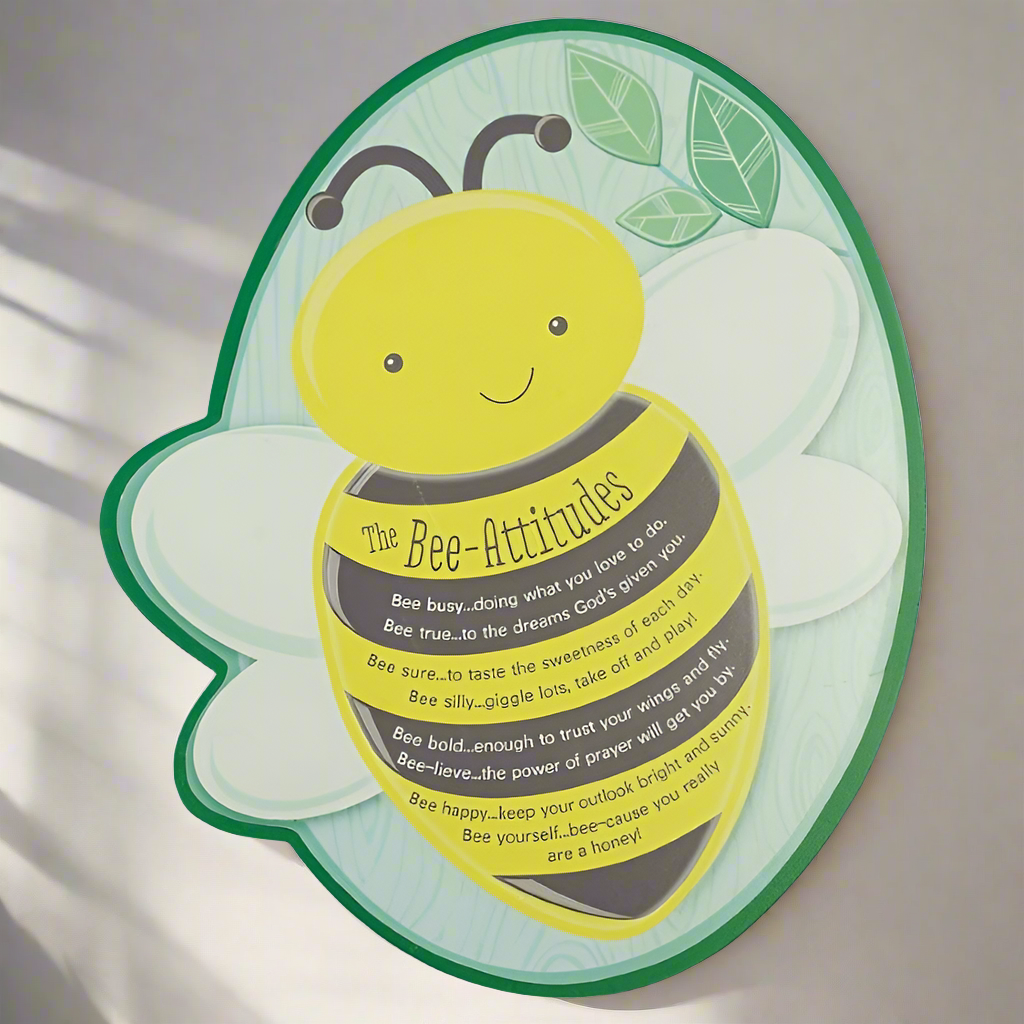 The Bee-Attitudes Plaque