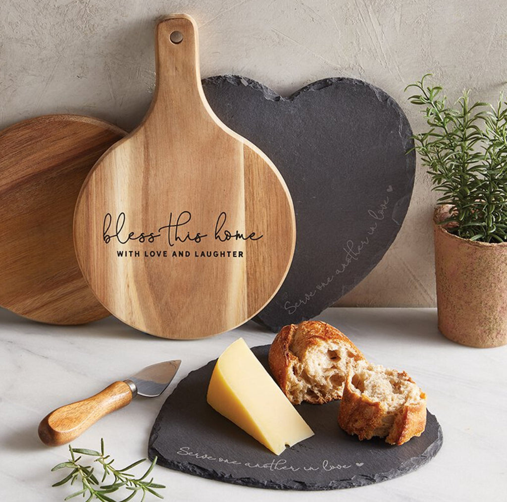 Wooden Cheeseboard Set