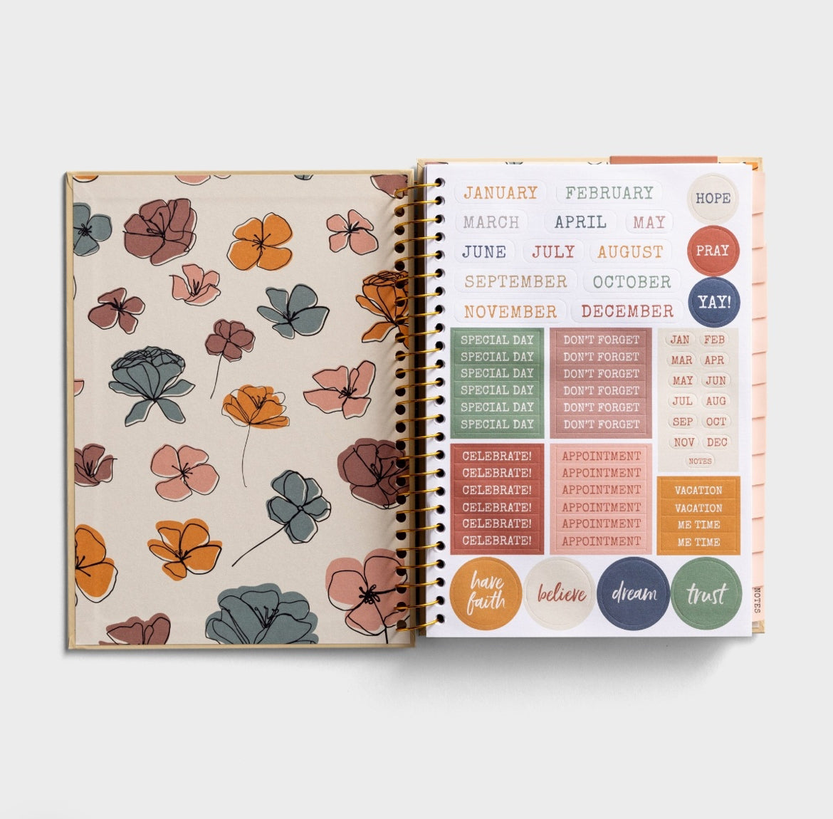 KatyGirl - Send Your Light: 12-Month Undated Weekly/Monthly Planner