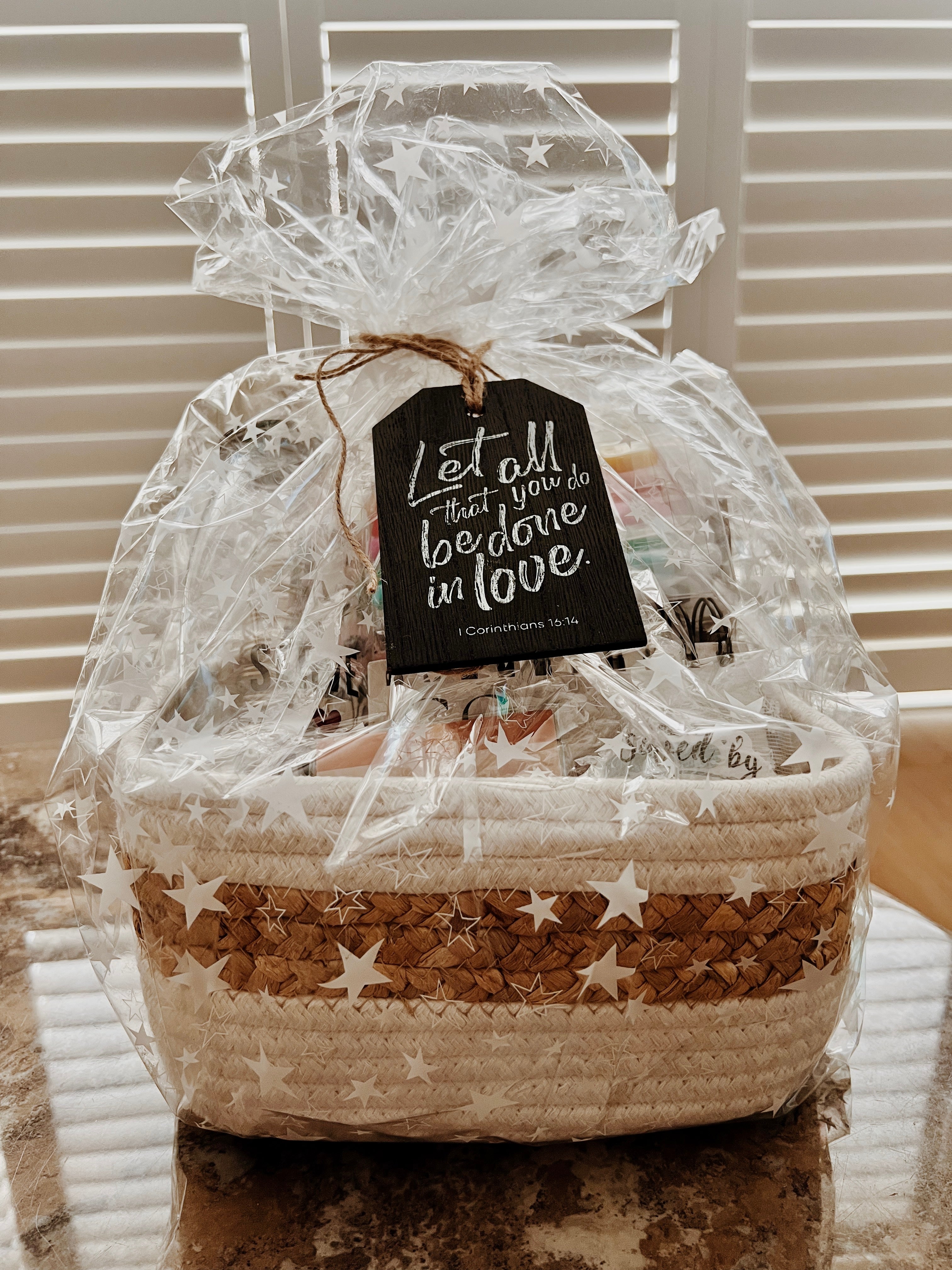 Ordered Steps Faith Basket