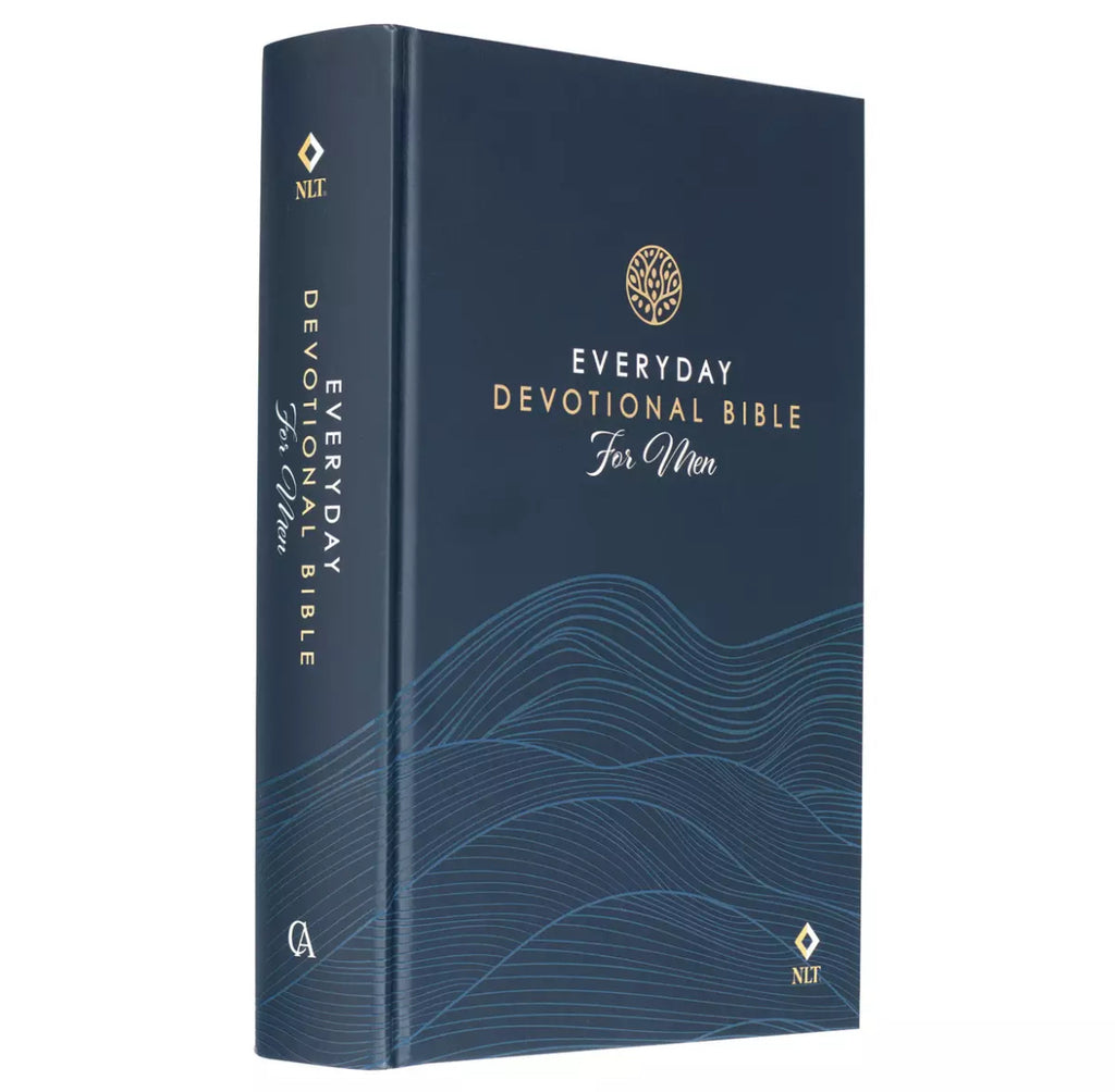 Devotional Bible NLT for Men Hardcover