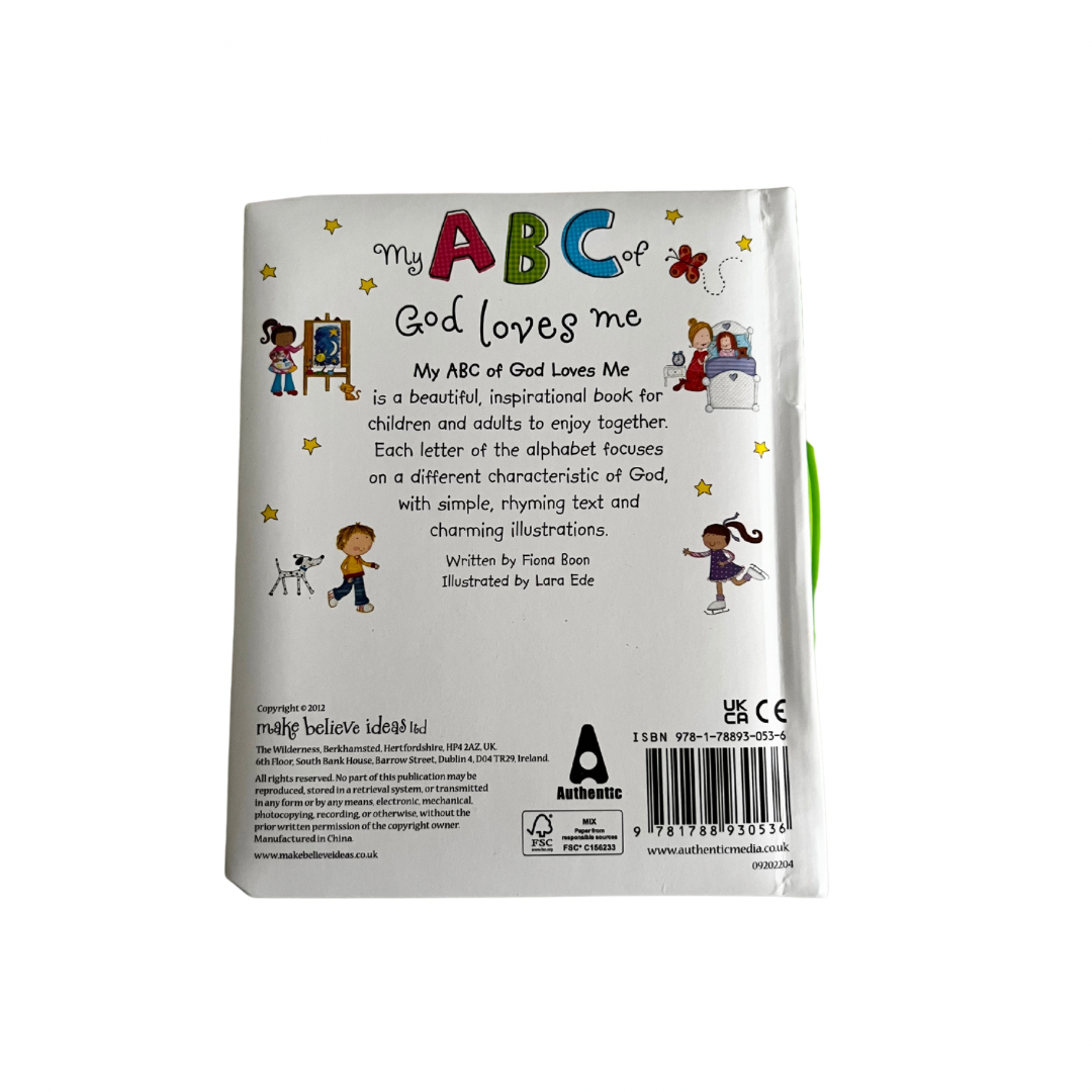 My ABC of God Loves Me [Board book] - I AM INTENTIONAL 