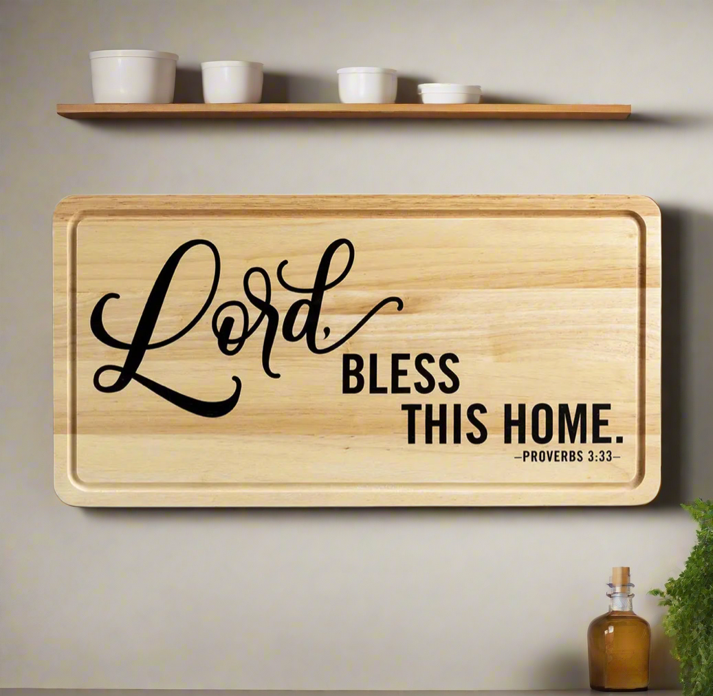 Bless This Home - Decorative Cutting Board - I AM INTENTIONAL 