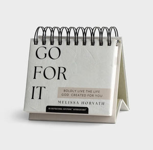 Go For It: Boldly Live the Life God Created for You - Perpetual Calendar