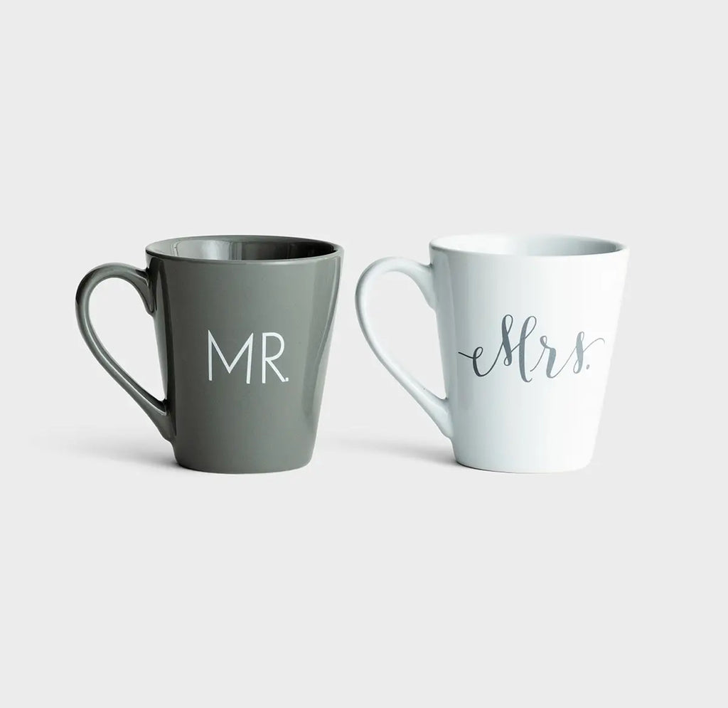 Mr. and Mrs. - Inspirational Mug Gift Set - I AM INTENTIONAL 