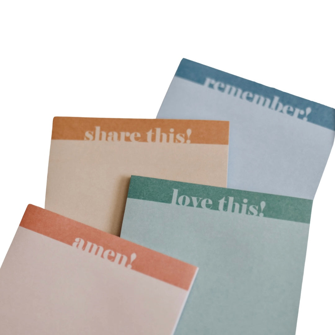 Bible Study Sticky Notes Set of 4 - I AM INTENTIONAL 